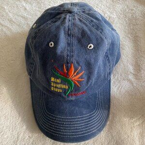 Women's Blue and Navy Hat